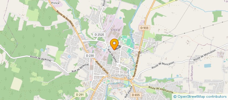 localisation de l'entreprise CRIBS MATERIEL EQUIPEMENT  CASTELJALOUX