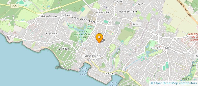 localisation de l'entreprise CRIC BERBUDEAU  SAINT-PALAIS-SUR-MER