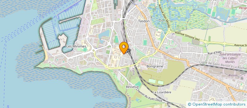 localisation de l'entreprise CRIC, COMPAGNIE ROCHELAISE D'IMPROVISATION CREATIVE  LA ROCHELLE