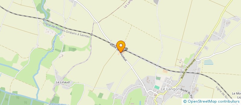 localisation de l'entreprise CRIC CRAC  LE LANGON