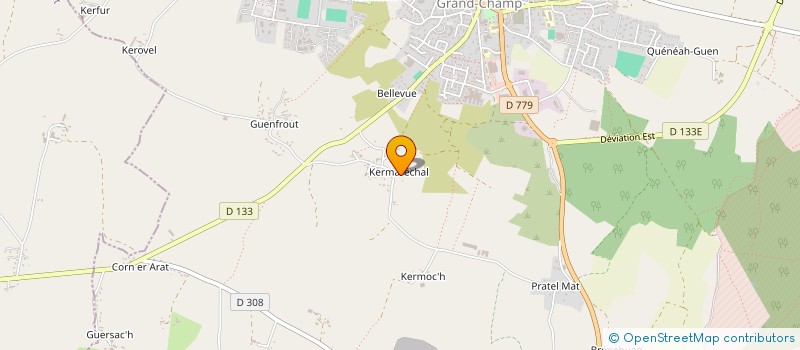 localisation de l'entreprise CRICAMA  GRAND-CHAMP