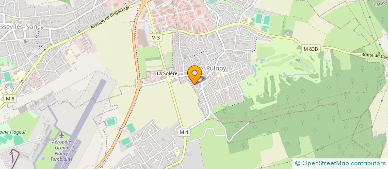 localisation de l'entreprise CRICARELI  PULNOY