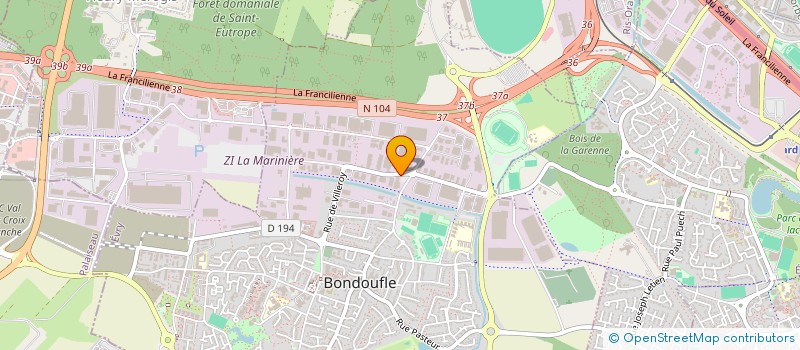 localisation de l'entreprise CRICAUTO à BONDOUFLE