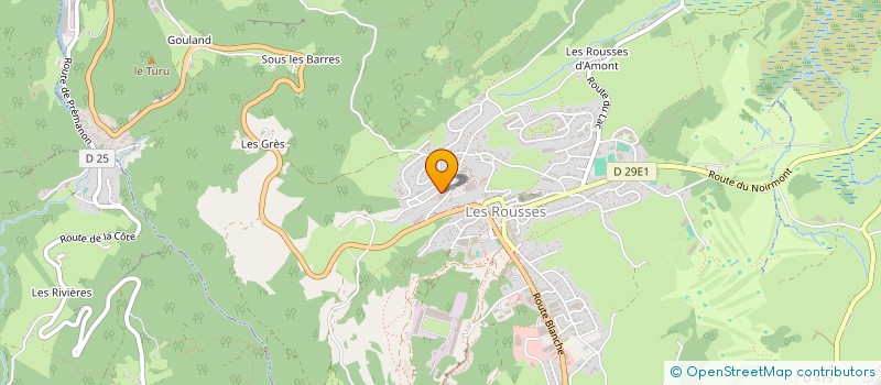 localisation de l'entreprise CRICELEC  HAUTS DE BIENNE