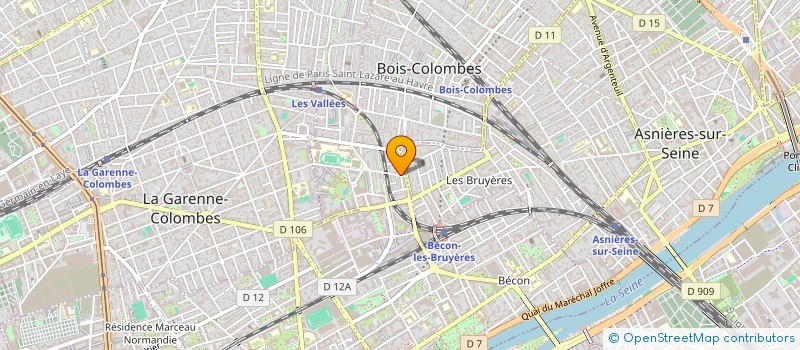 localisation de l'entreprise CRICHI BROTHERS à BOIS-COLOMBES