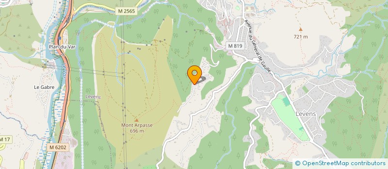 localisation de l'entreprise CRICRI  LEVENS