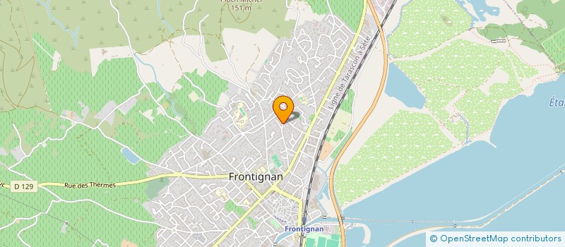 localisation de l'entreprise CRIDA IMMO à FRONTIGNAN