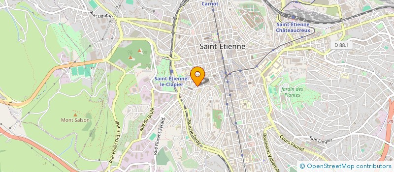 localisation de l'entreprise CRIDAN SERVICES à SAINT-ETIENNE