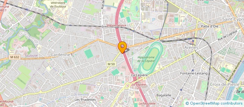 localisation de l'entreprise CRIDEJ à TOULOUSE