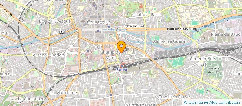 localisation de l'entreprise CRIDEV à RENNES