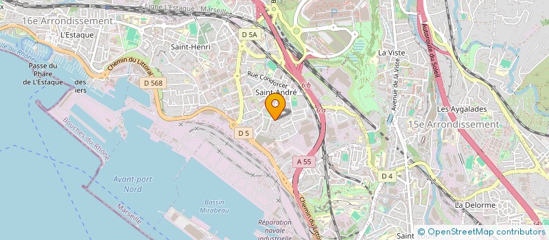 localisation de l'entreprise CRIDID'IMMO à MARSEILLE