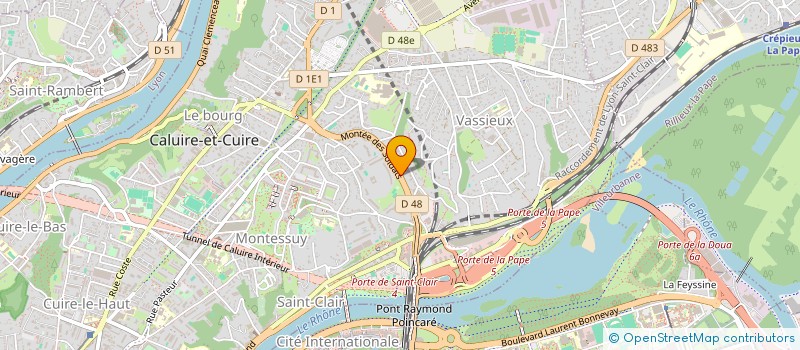 localisation de l'entreprise CRIDNL  CALUIRE-ET-CUIRE