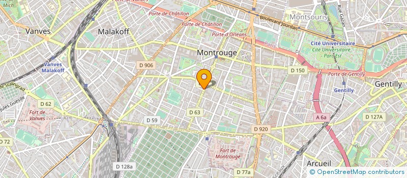 localisation de l'entreprise CRIEE 92 à MONTROUGE