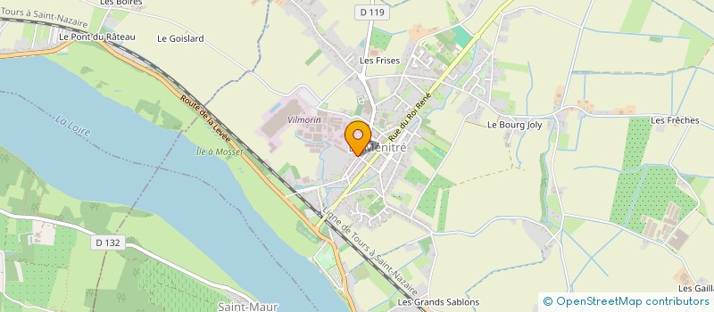 localisation de l'entreprise CRIEG-OUEST à LA MENITRE