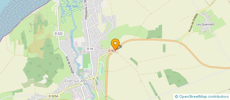 localisation de l'entreprise CRIEL AUTOMOBILES  CRIEL-SUR-MER