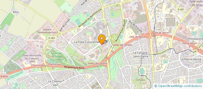 localisation de l'entreprise CRIEL NORMANDIE LAIT à CAEN