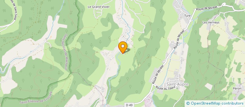 localisation de l'entreprise CRIEL-VEST  SAINT-AUPRE