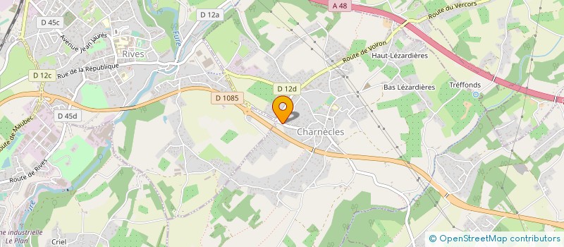 localisation de l'entreprise CRIELLOU  CHARNECLES