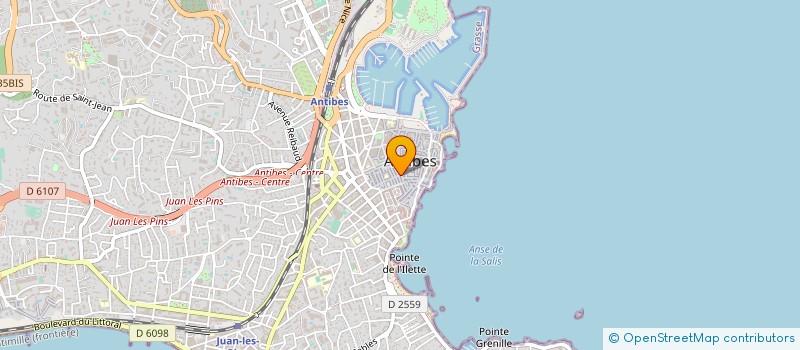 localisation de l'entreprise CRIFA à ANTIBES