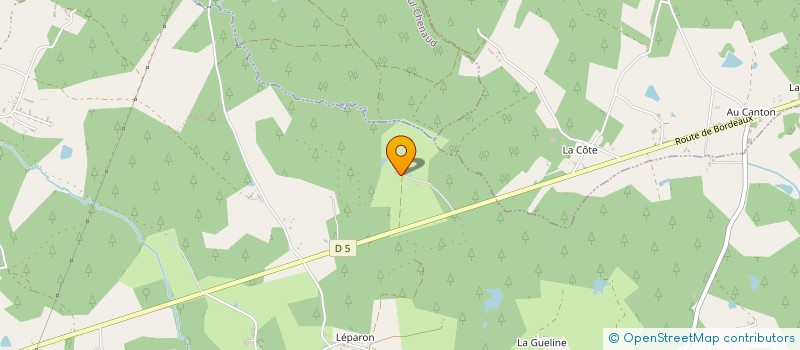 localisation de l'entreprise CRIFER  SAINT AULAYE-PUYMANGOU