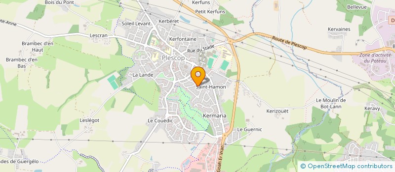 localisation de l'entreprise CRIG  PLESCOP