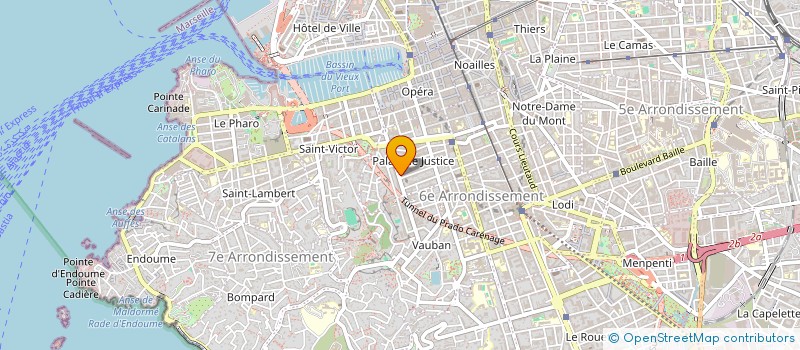 localisation de l'entreprise CRIGEPOL à MARSEILLE