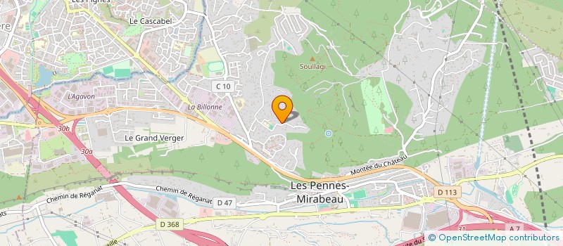 localisation de l'entreprise CRIGESIM à LES PENNES MIRABEAU