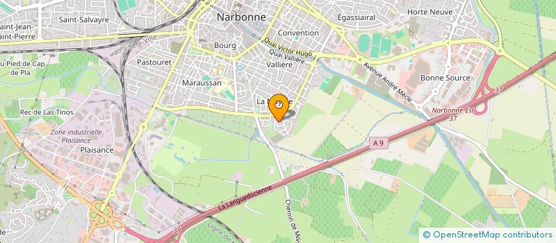 localisation de l'entreprise CRIGIMA à NARBONNE