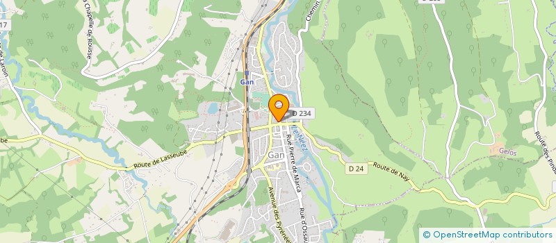 localisation de l'entreprise CRIJANSYL  GAN