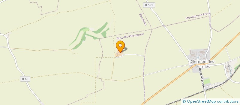 localisation de l'entreprise CRIJNS à BUCY-LES-PIERREPONT