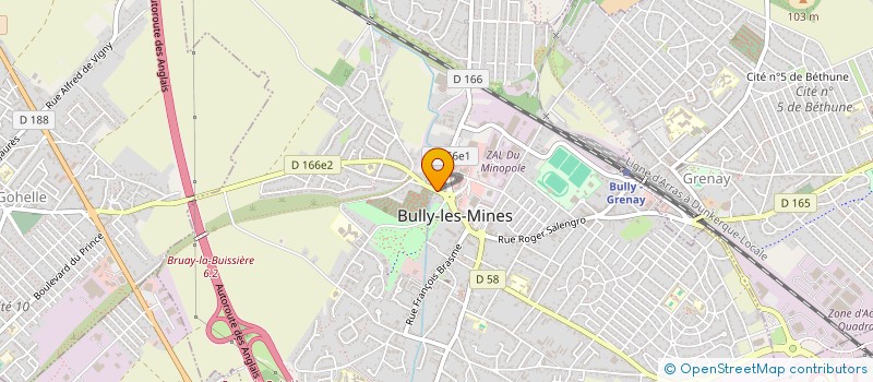 localisation de l'entreprise CRIKARAMEL  BULLY-LES-MINES
