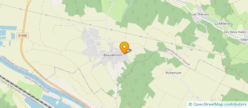 localisation de l'entreprise CRILAUMA  VILLENEUVE-SUR-YONNE