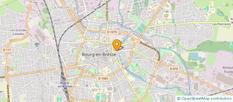 localisation de l'entreprise CRILILI à BOURG-EN-BRESSE