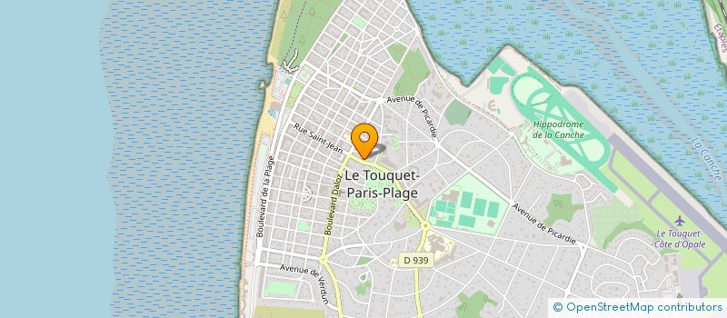 localisation de l'entreprise CRILITYVI à LE TOUQUET-PARIS-PLAGE