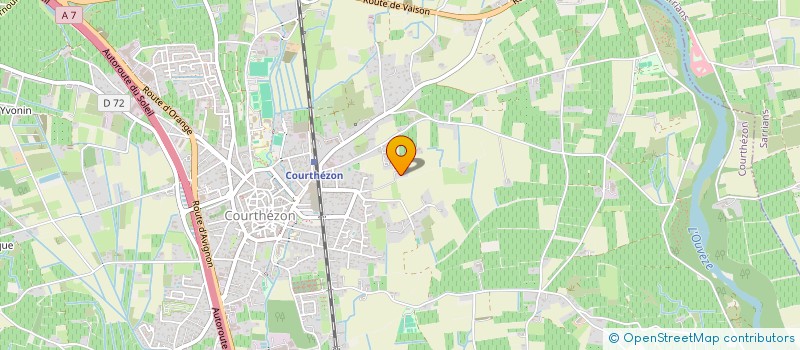 localisation de l'entreprise CRILLON  COURTHEZON