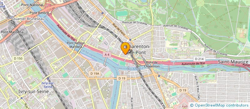localisation de l'entreprise CRILLON à CHARENTON-LE-PONT