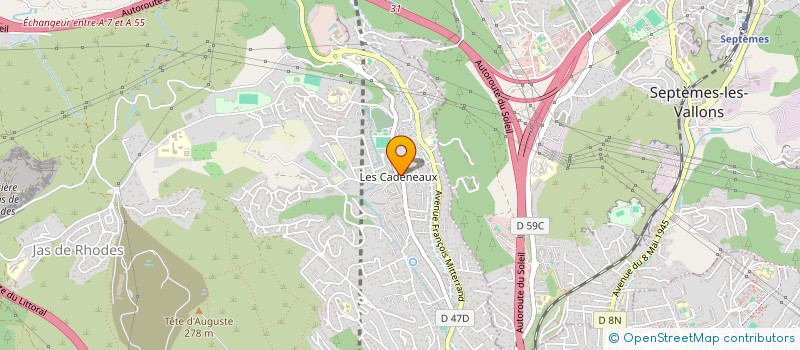localisation de l'entreprise CRILLON à LES PENNES MIRABEAU