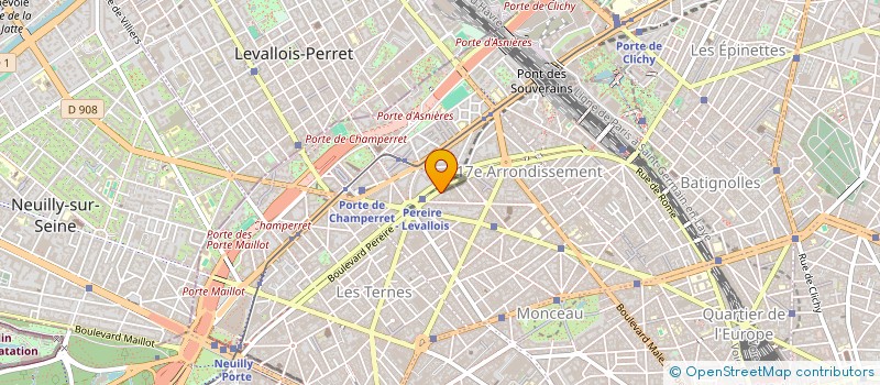 localisation de l'entreprise CRILLON PREMIER  PARIS