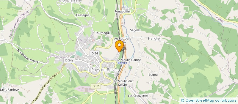 localisation de l'entreprise CRILODIS  SIORAC-EN-PERIGORD