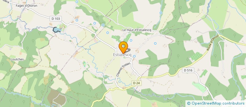 localisation de l'entreprise CRILUCO  GAN