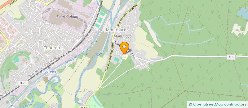 localisation de l'entreprise CRIM  MONTMACQ