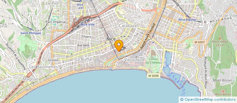 localisation de l'entreprise CRIMAG à NICE