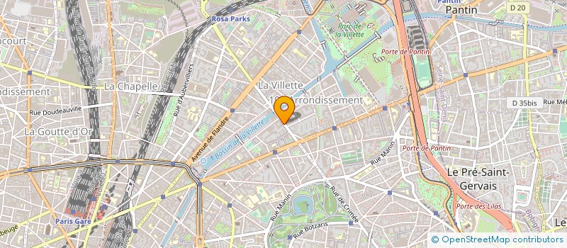 localisation de l'entreprise CRIMAT  PARIS