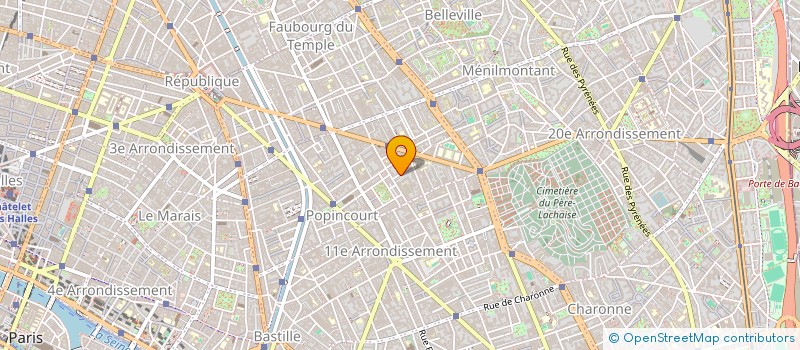 localisation de l'entreprise CRIME CORPORATION  PARIS