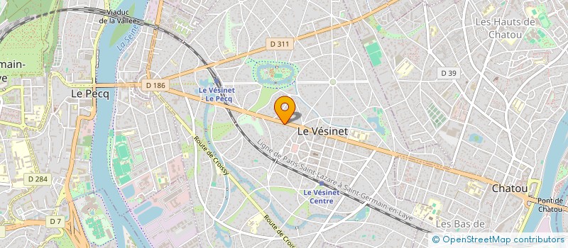 localisation de l'entreprise CRIMEE HOLDING  LE VESINET