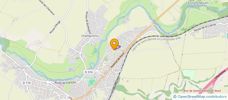 localisation de l'entreprise CRIMOSAGE  SAINTE-NEOMAYE