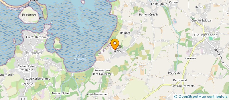 localisation de l'entreprise CRINELLI FONCIERE  PLOUGRESCANT