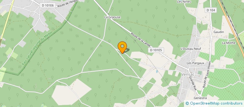 localisation de l'entreprise CRINIERE  SAINT-VIVIEN-DE-MEDOC