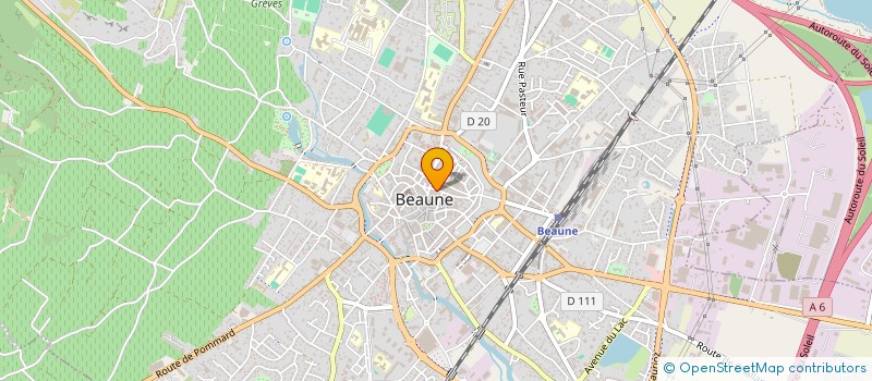 localisation de l'entreprise CRINIERE AU VENT à BEAUNE