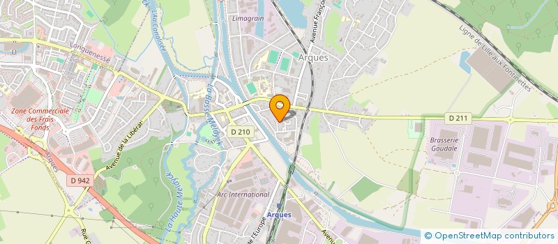 localisation de l'entreprise CRINIERE AU VENT à ARQUES